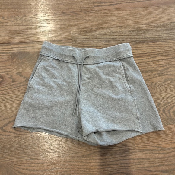 Joylab Target Gray Heather Terry Distressed Lounge Shorts XS - Picture 1 of 12